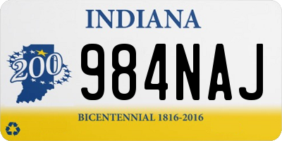 IN license plate 984NAJ