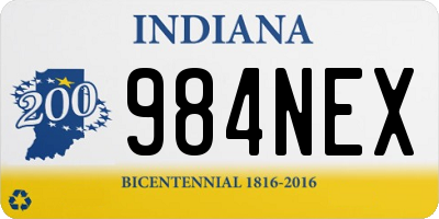 IN license plate 984NEX