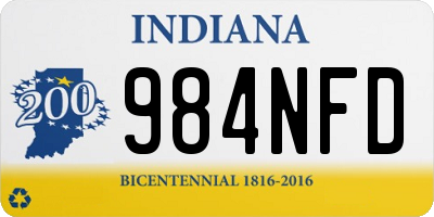 IN license plate 984NFD