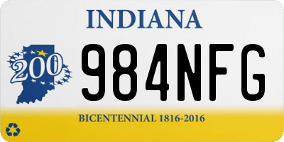 IN license plate 984NFG