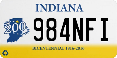 IN license plate 984NFI