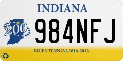 IN license plate 984NFJ