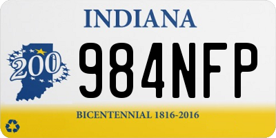 IN license plate 984NFP