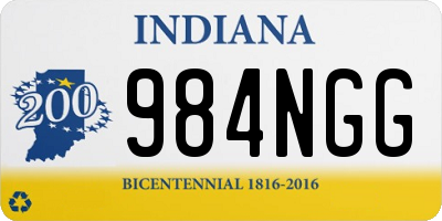 IN license plate 984NGG