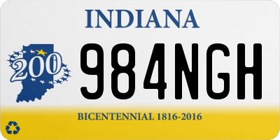 IN license plate 984NGH