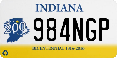 IN license plate 984NGP