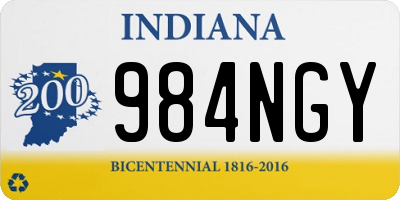 IN license plate 984NGY