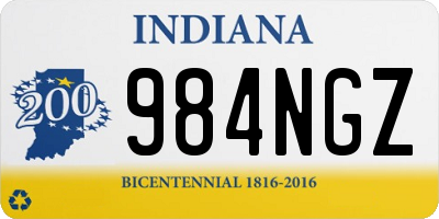 IN license plate 984NGZ