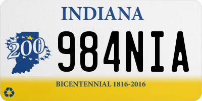 IN license plate 984NIA