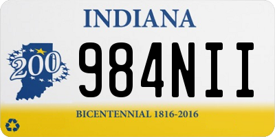 IN license plate 984NII