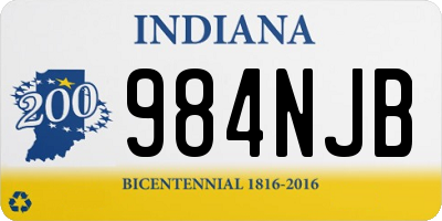 IN license plate 984NJB