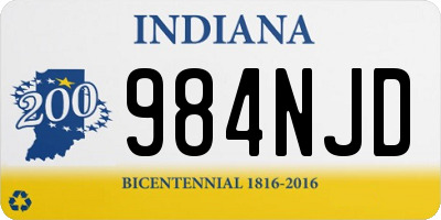 IN license plate 984NJD