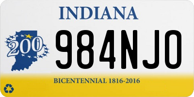IN license plate 984NJO