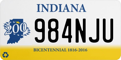 IN license plate 984NJU