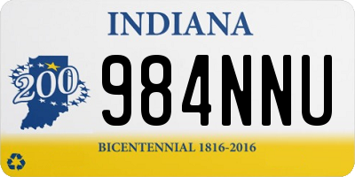 IN license plate 984NNU