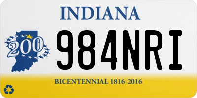 IN license plate 984NRI