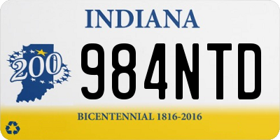 IN license plate 984NTD