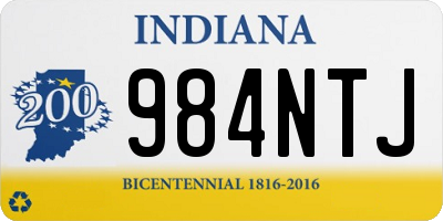 IN license plate 984NTJ