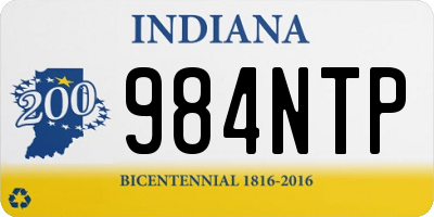 IN license plate 984NTP