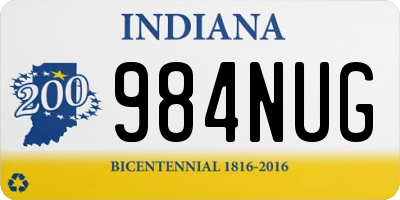 IN license plate 984NUG