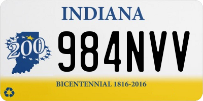 IN license plate 984NVV