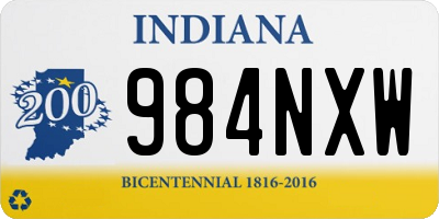 IN license plate 984NXW