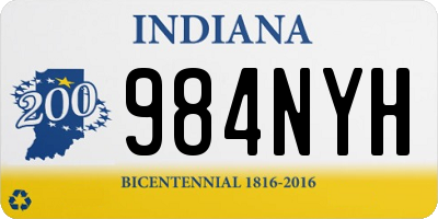 IN license plate 984NYH