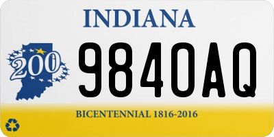 IN license plate 984OAQ