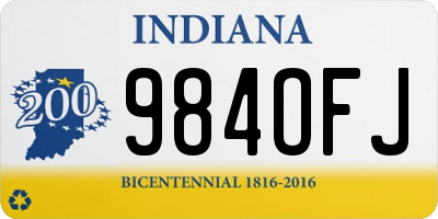 IN license plate 984OFJ