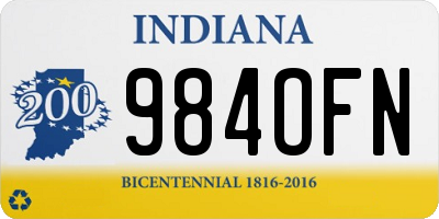 IN license plate 984OFN