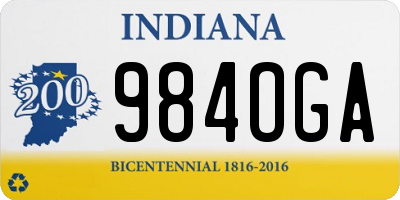 IN license plate 984OGA