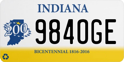 IN license plate 984OGE