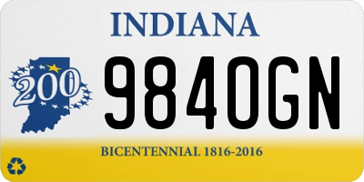 IN license plate 984OGN