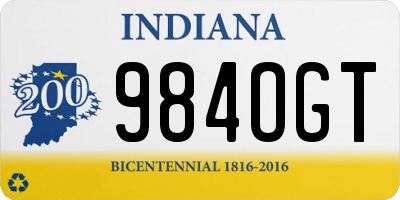 IN license plate 984OGT