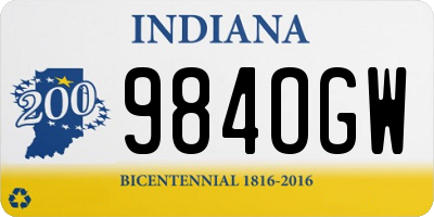 IN license plate 984OGW