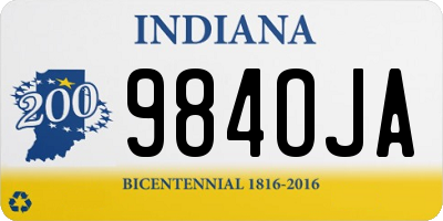 IN license plate 984OJA