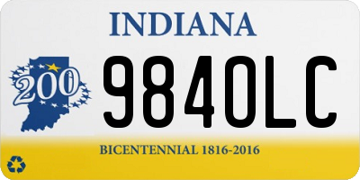 IN license plate 984OLC