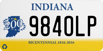 IN license plate 984OLP