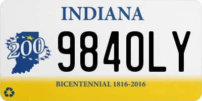IN license plate 984OLY