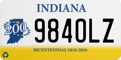 IN license plate 984OLZ