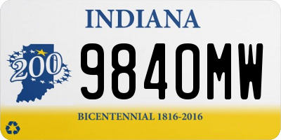 IN license plate 984OMW