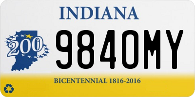 IN license plate 984OMY