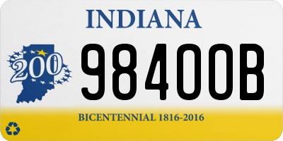 IN license plate 984OOB