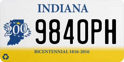 IN license plate 984OPH