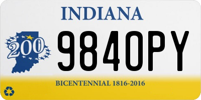 IN license plate 984OPY