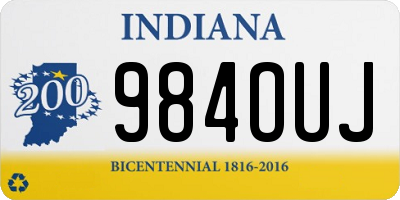 IN license plate 984OUJ