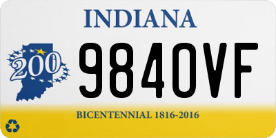 IN license plate 984OVF