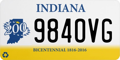 IN license plate 984OVG