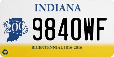 IN license plate 984OWF