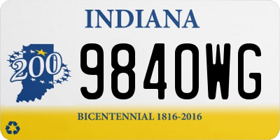 IN license plate 984OWG
